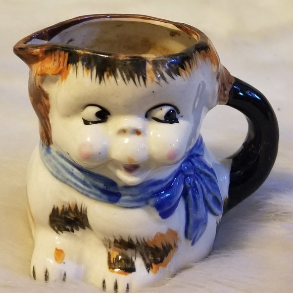 Other - Vintage Ceramic Puppy Creamer Made Japan